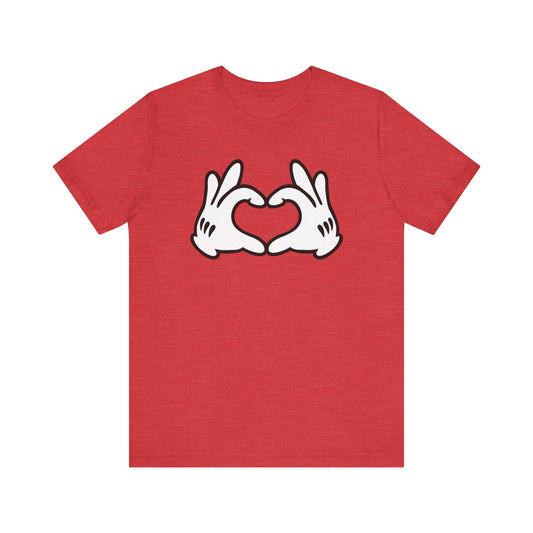 Mouse Heart Hands Tee